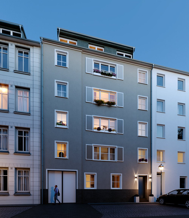 Eigentumswohnung kaufen in Düsseldorf-Unterbilk - K11. fünfzigerjahrewohnen, 