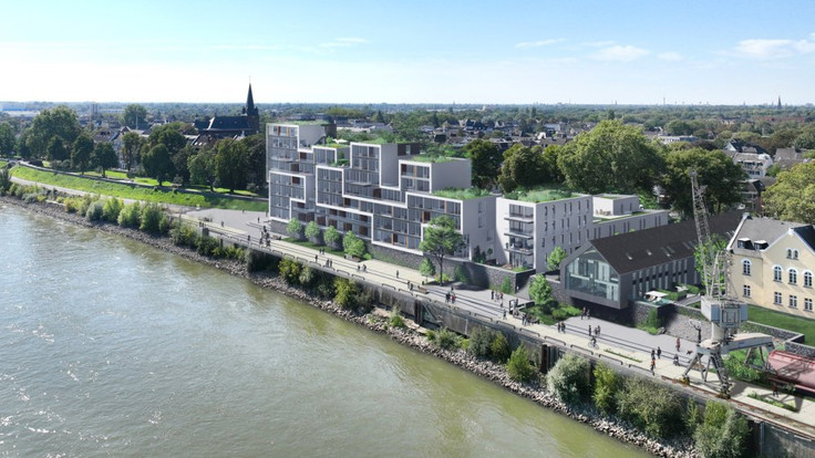 Eigentumswohnung, Reihenhaus, Maisonettewohnung kaufen in Krefeld-Uerdingen - Rheinblick Krefeld, Am Zollhof 6