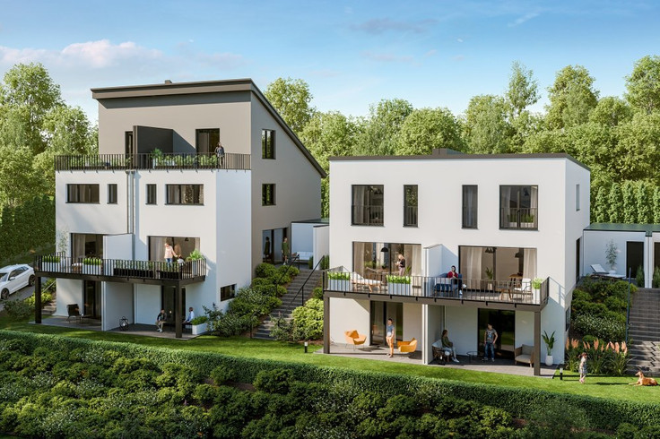 Doppelhaushälfte, Haus kaufen in Idstein - Idstein Taunus-Viertel, Hofheimer Straße 1+3 und 5+7, Hofheimer Straße 1+3 und 5+7