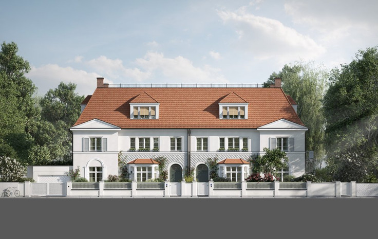 Doppelhaushälfte, Stadthaus, Villa, Haus kaufen in München-Bogenhausen - Chamissostraße 11 & 11a, Chamissostraße 11 & 11a