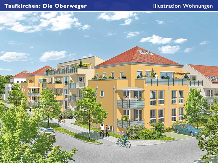Eigentumswohnung, Reihenhaus kaufen in Taufkirchen (bei München) - Die Oberweger - Taufkirchen, Oberweg