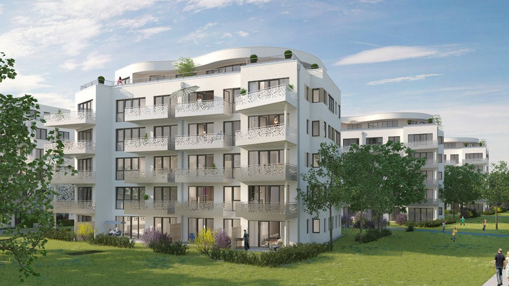 Eigentumswohnung kaufen in München-Bogenhausen - Bogenhauser Höfe, Cosima-/gegenüber Taimerhofstraße