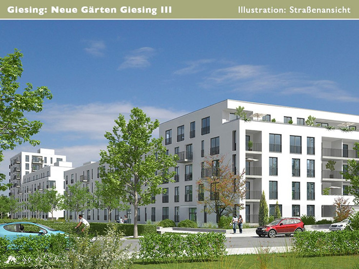 Eigentumswohnung kaufen in München-Giesing - Neue Gärten Giesing, Weißenseestraße