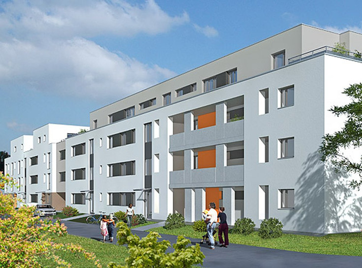 Eigentumswohnung kaufen in Nürnberg-Langwasser - Franken Quadrat - KUB23, Nähe Löwensteinstraße