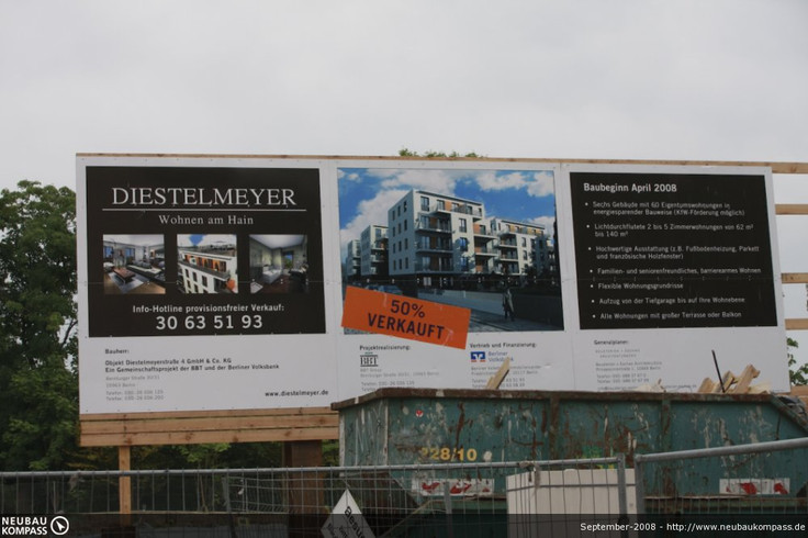 Eigentumswohnung kaufen in Berlin-Friedrichshain - Diestelmeyer - Wohnen am Hain, Diestelmeyerstr. 4