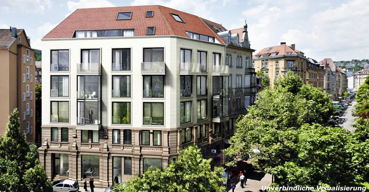 Eigentumswohnung kaufen in Stuttgart-West - Bismarckhaus, Bismarkplatz