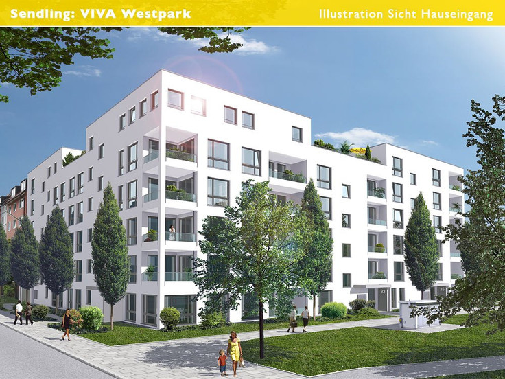 Eigentumswohnung kaufen in München-Sendling - VIVA Westpark, Oetztaler Straße