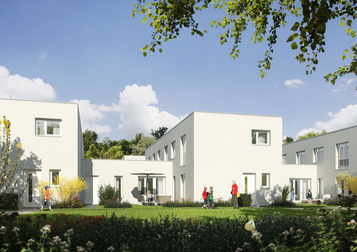 Reihenhaus, Doppelhaushälfte, Einfamilienhaus kaufen in Quickborn - Quartier Himmelmoor, Hertha-Sponer-Kehre