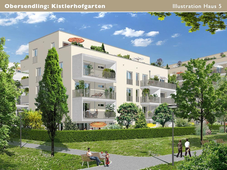 Eigentumswohnung kaufen in München-Obersendling - Kistlerhofgarten, Kistlerhofstraße / Ecke Hofmannstraße