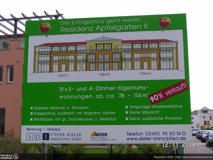 Eigentumswohnung kaufen in Frankfurt am Main-Preungesheim - Residenz Apfelgarten II, Alkmenestraße 39 - 43