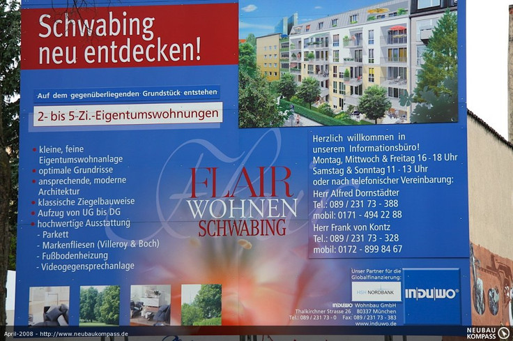 Eigentumswohnung kaufen in München-Schwabing - Flair Wohnen Schwabing, Düsseldorfer Straße 22
