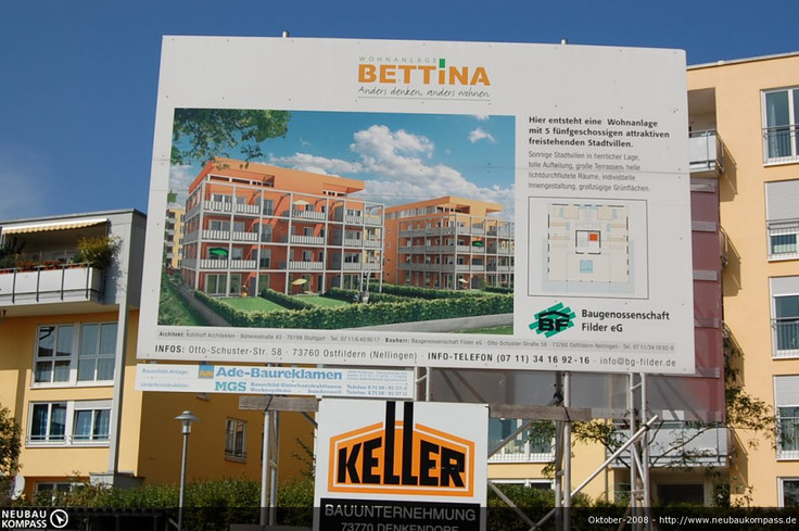 Eigentumswohnung kaufen in Ostfildern - Wohnanlage Bettina, Bettina-von-Arnim-Straße 39