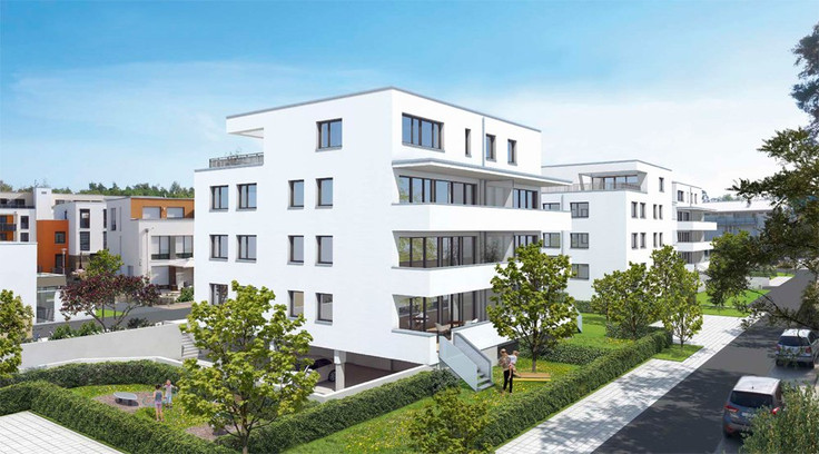 Eigentumswohnung kaufen in Nürnberg-Langwasser - Franken Quadrat - Linea 21, Löwensteinstraße