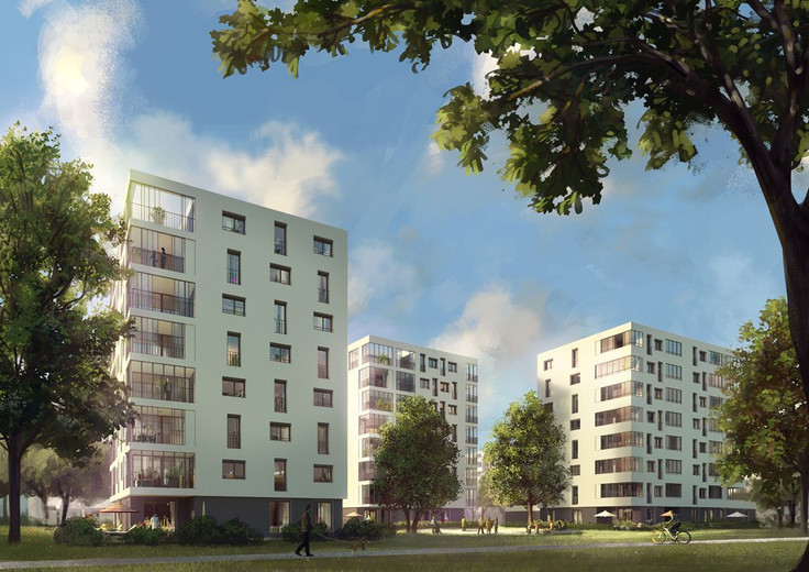 Eigentumswohnung kaufen in München-Ramersdorf - PATRIZIA Bachquartier, Nawiaskystraße 28
