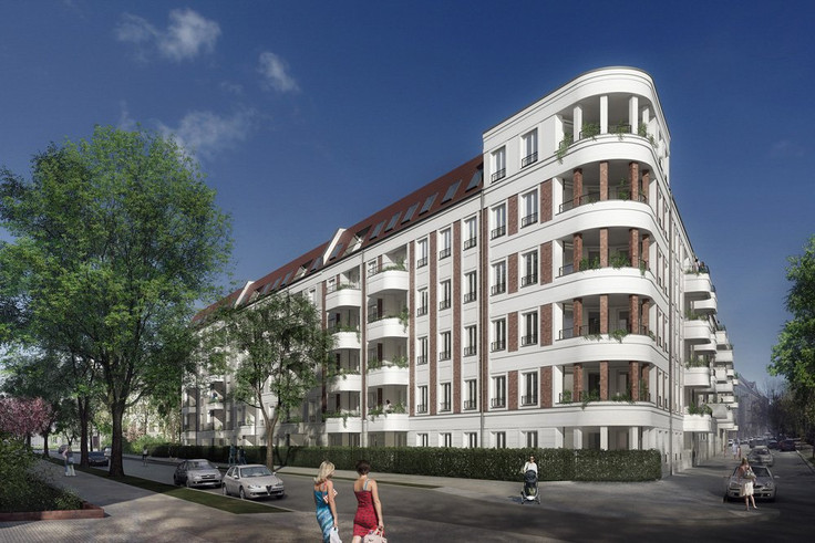 Eigentumswohnung kaufen in Berlin-Weißensee - Kiezwohnen im Komponistenviertel, Meyerbeerstraße 10-12-14, Gürtelstr. 7-9