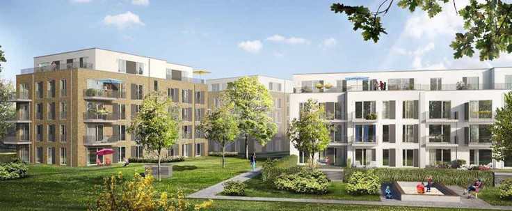 Eigentumswohnung kaufen in Hamburg-Bramfeld - Wohnen im Soll am See, Im Soll