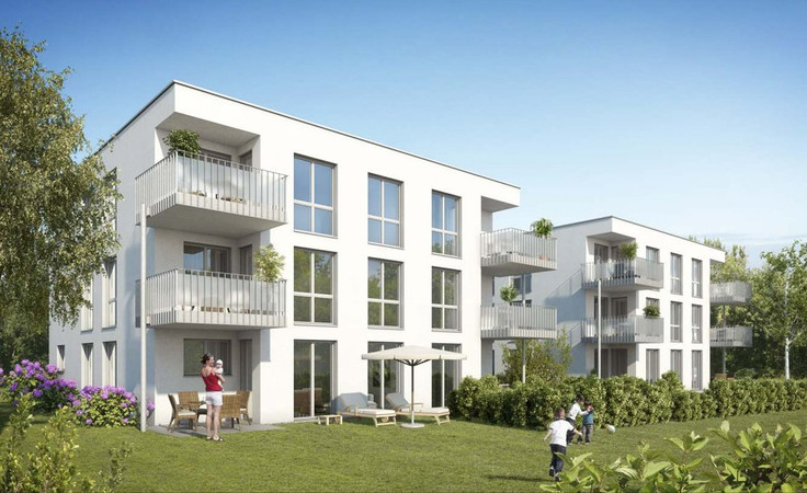 Eigentumswohnung kaufen in Holzgerlingen - Stilvoll Wohnen -Eigentumswohznungen Holzgerlingen, Werastraße 8 und 10
