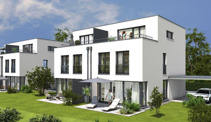 Reihenhaus, Doppelhaushälfte, Haus kaufen in Fürth-Burgfarrnbach - Wohnen an den Regnitzauen, Stadelner Hauptstraße 125