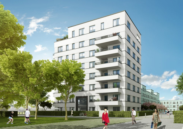 Eigentumswohnung kaufen in Düsseldorf-Heerdt - RKM740 - Alles am Fluss, Kribbenstraße / Pariserstraße