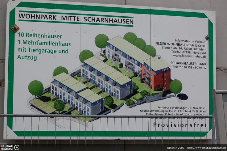 Eigentumswohnung, Reihenhaus kaufen in Ostfildern - Wohnpark Scharnhausen-Mitte, Raiffeisenstraße 1 - 19