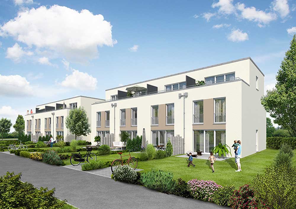 Am Walldorfer Weg MörfeldenWalldorf Neubau Reihenhaus kaufen