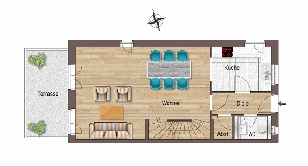 Altstadtquartier Dietzenbach Dietzenbach Neubau Reihenhaus kaufen
