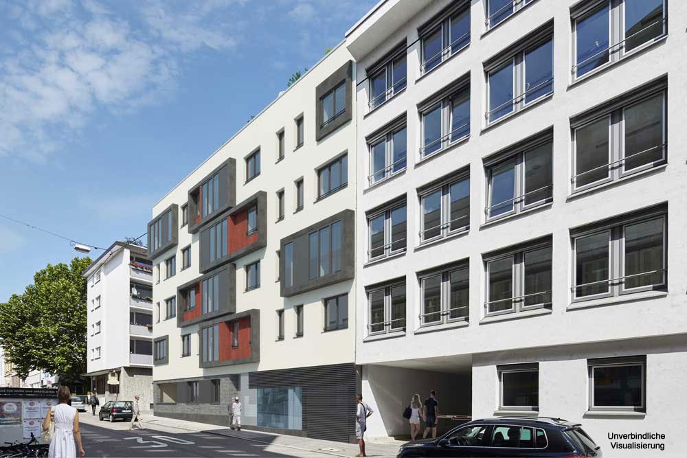 Bilder Neubau Eigentumswohnungen Urbanstrasse Stuttgart