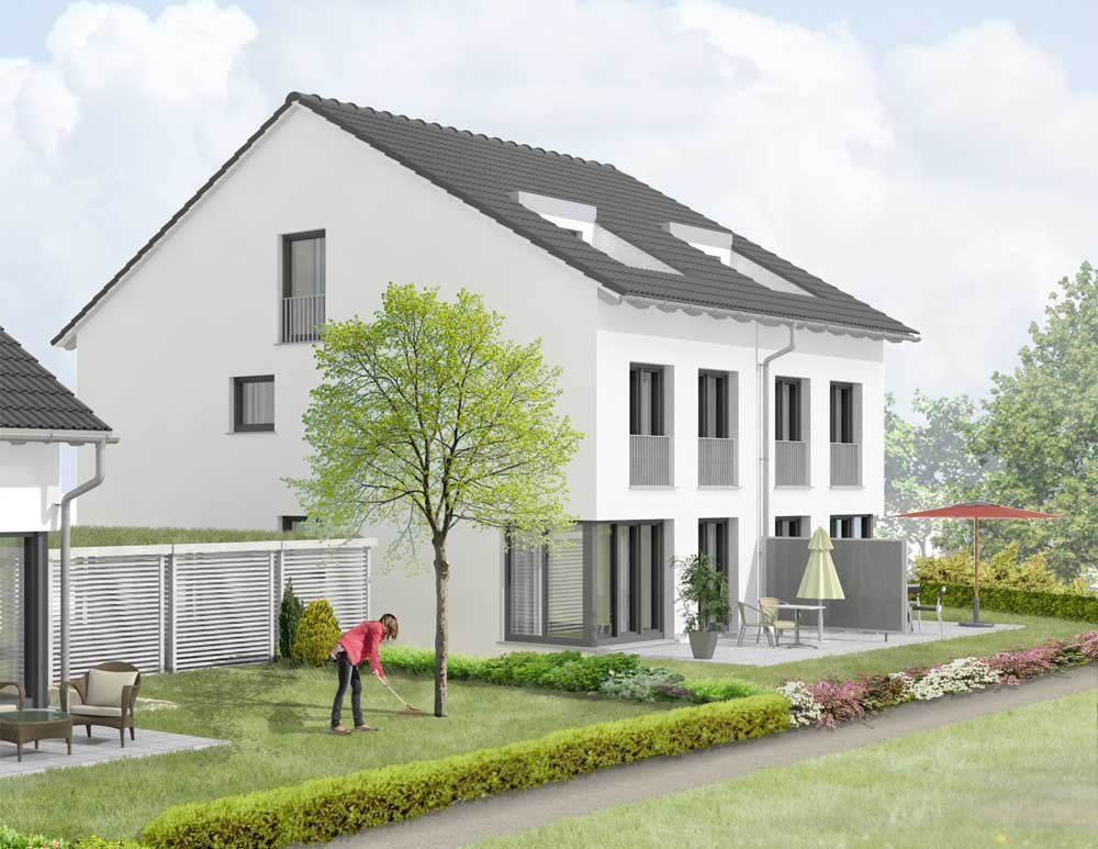 Bilder Neubau Häuser Hegnerweg Schönaich