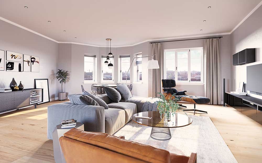 Georgen Residenz | Kernsanierung von 16 Eigentumswohnungen | Georgenstr. 1, | 86152 Augsburg / Innenstadt