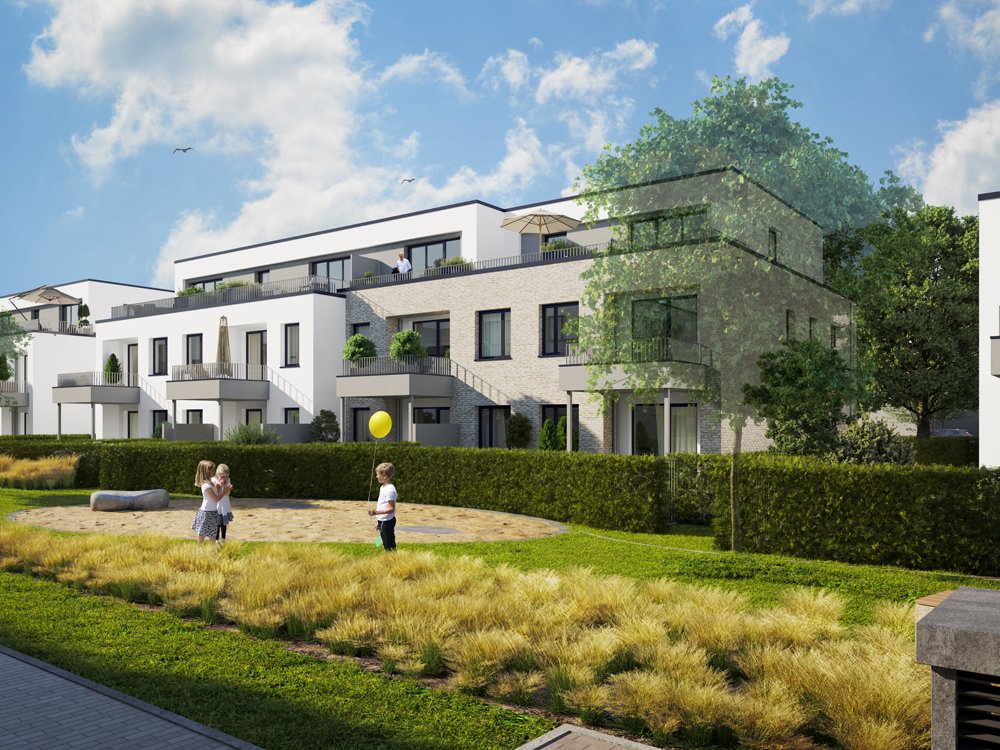 Bunter Garten Eigentumswohnungen Mönchengladbach Neubau