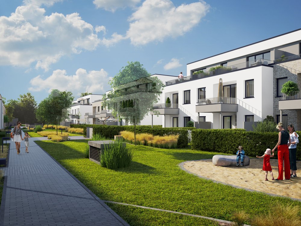 Bunter Garten Eigentumswohnungen Mönchengladbach Neubau