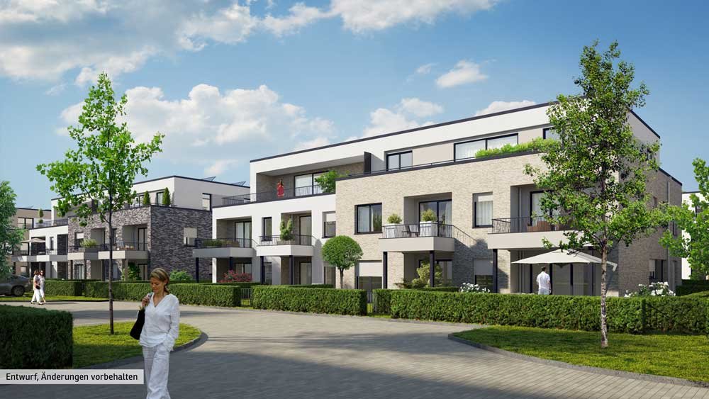Bunter Garten Eigentumswohnungen Mönchengladbach Neubau