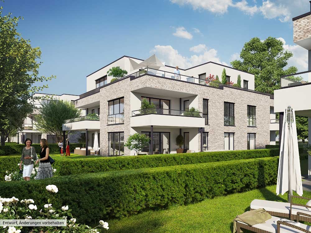 Bunter Garten Eigentumswohnungen Mönchengladbach Neubau