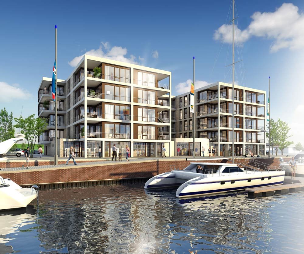 Bilder Neubau Eigentumswohnungen Am neuen Hafen Bremerhaven
