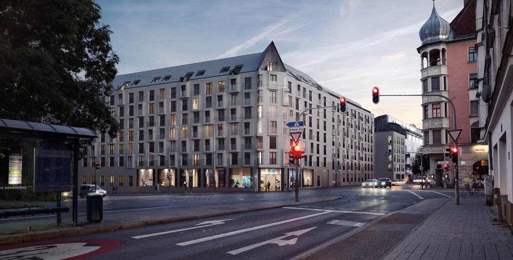 Bilder Neubau Eigentumswohnungen Rosenheimer Straße München