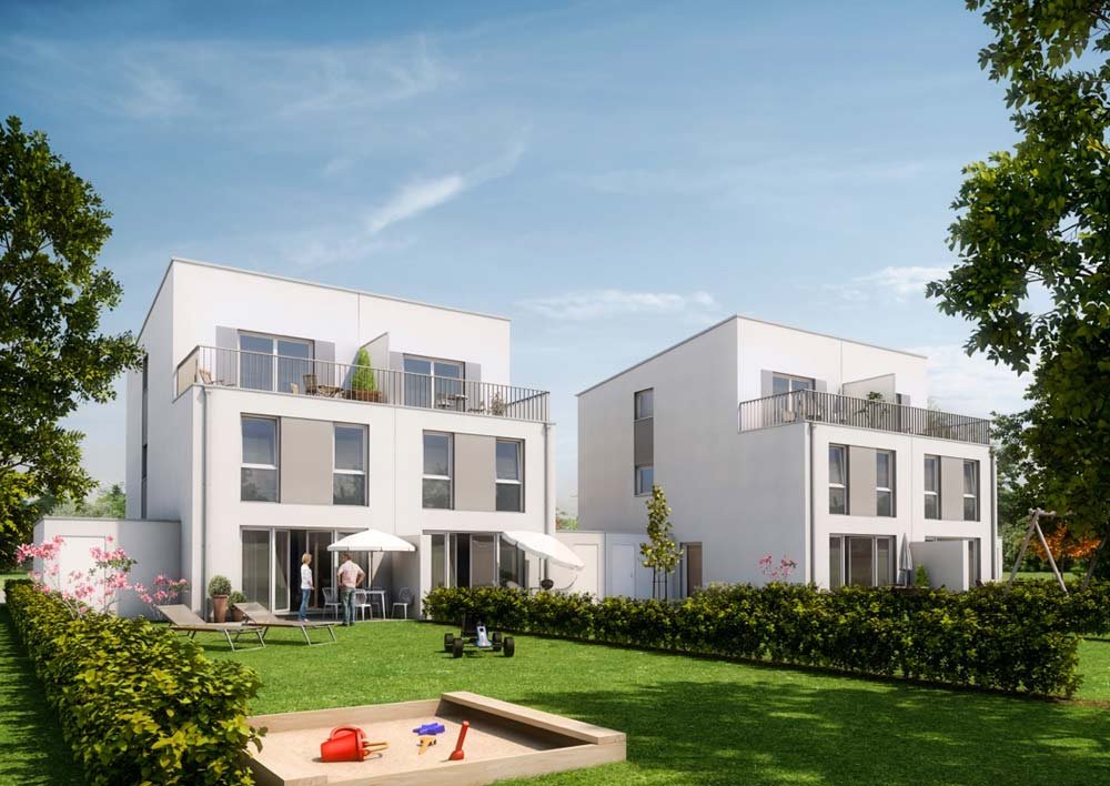 Bilder Neubau Häuser in den Argonnerwiesen Hanau