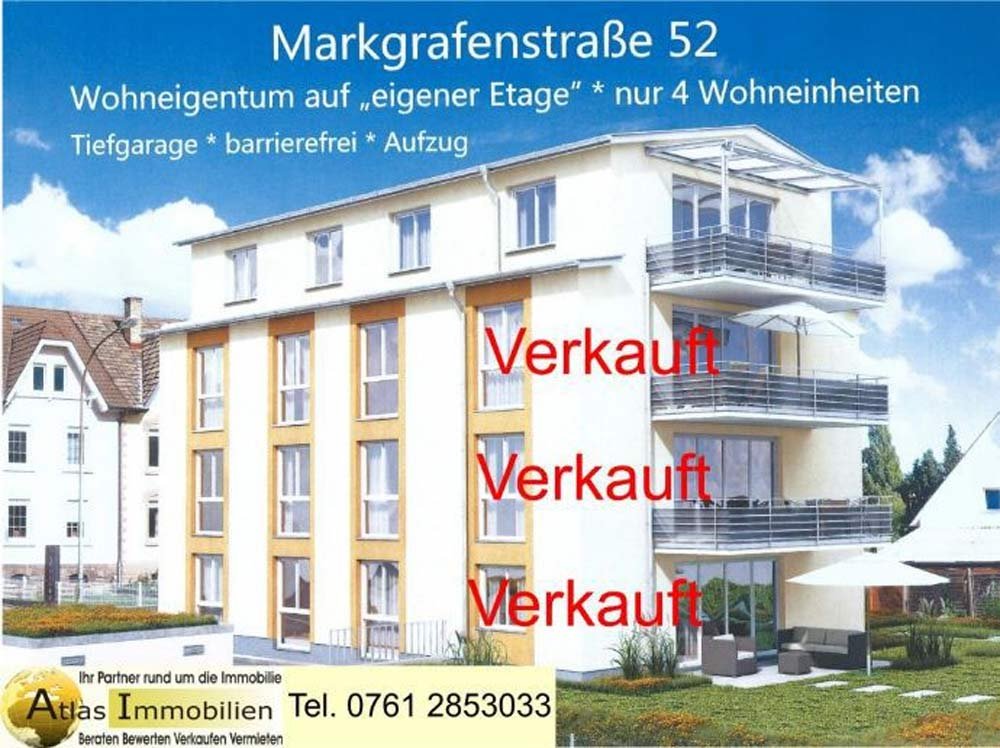 Bilder Neubau Eigentumswohnungen Markgrafenstraße Freiburg