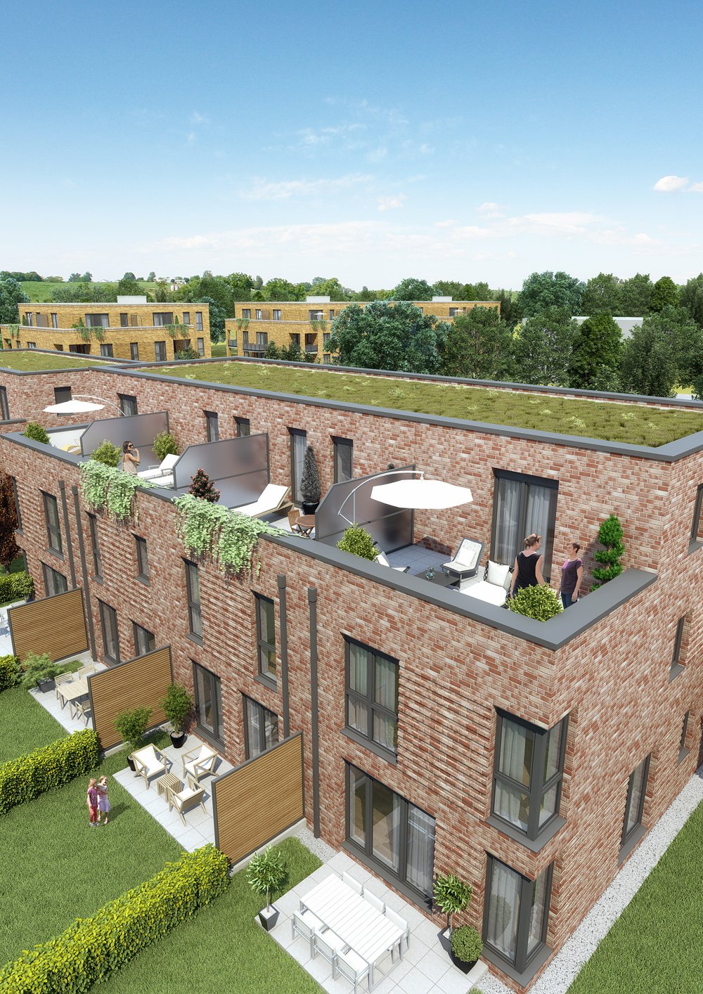 Lohbrügger Gärten HamburgLohbrügge Neubau Reihenhaus kaufen