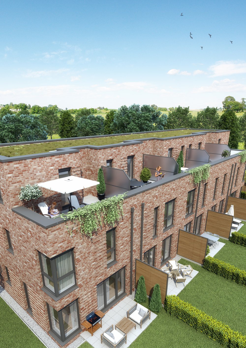 Lohbrügger Gärten HamburgLohbrügge Neubau Reihenhaus kaufen