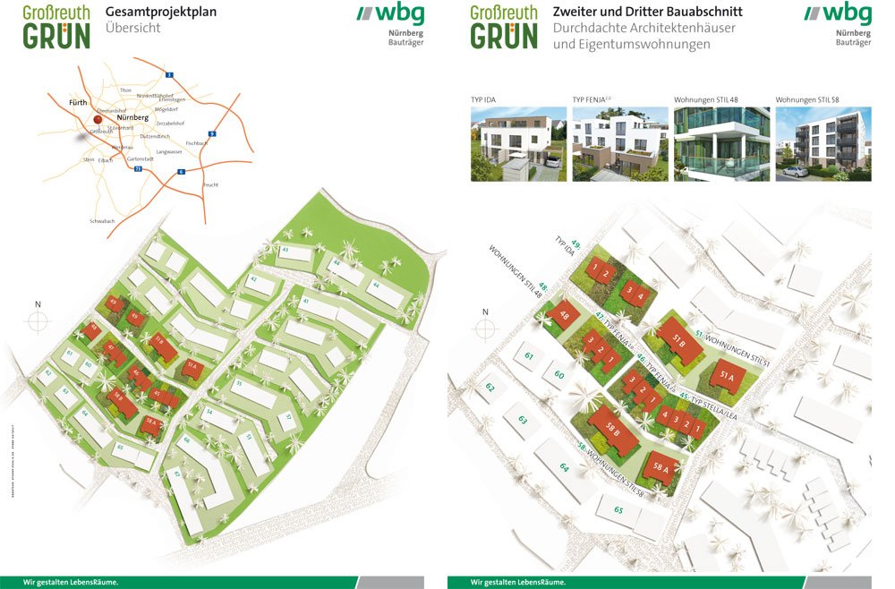 Großreuth Grün STIL 58 NürnbergGroßreuth bei Schweinau Neubau