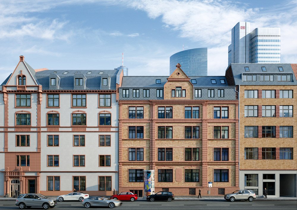 Bilder Sanierung Eigentumswohnungen Elbstraße Frankfurt am Main