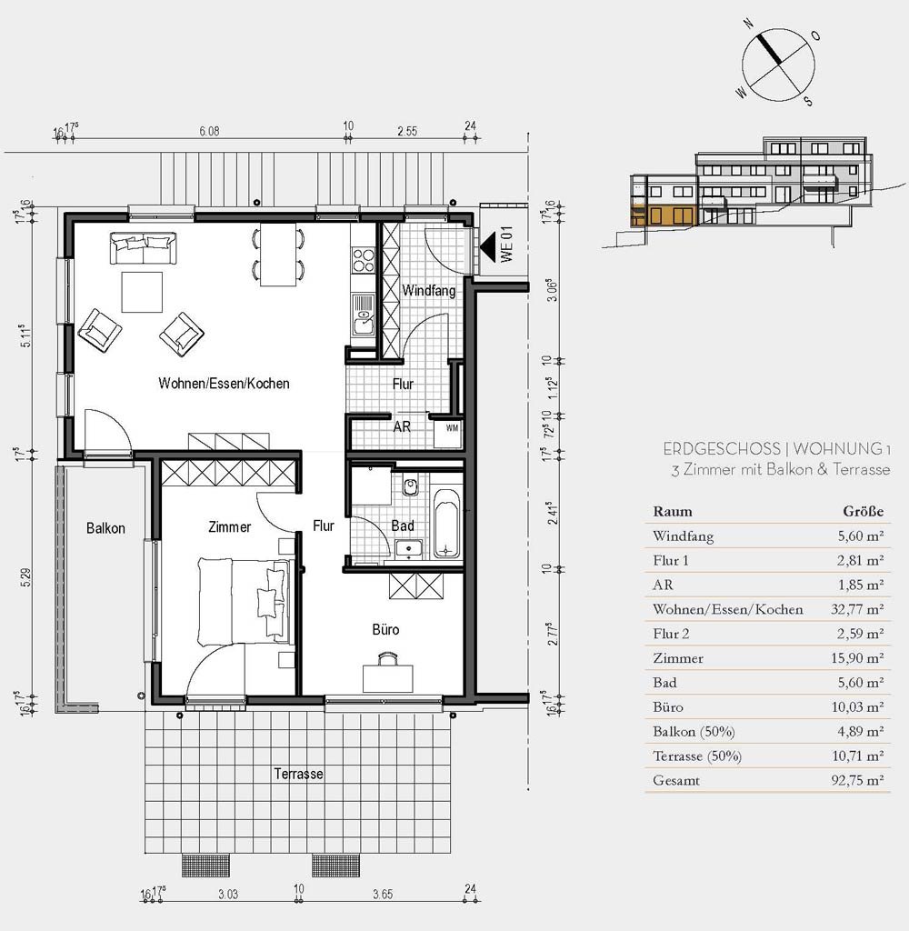 FINTHER TERRASSEN - Mainz-Finthen - GSW Frankfurt - Neubau ...