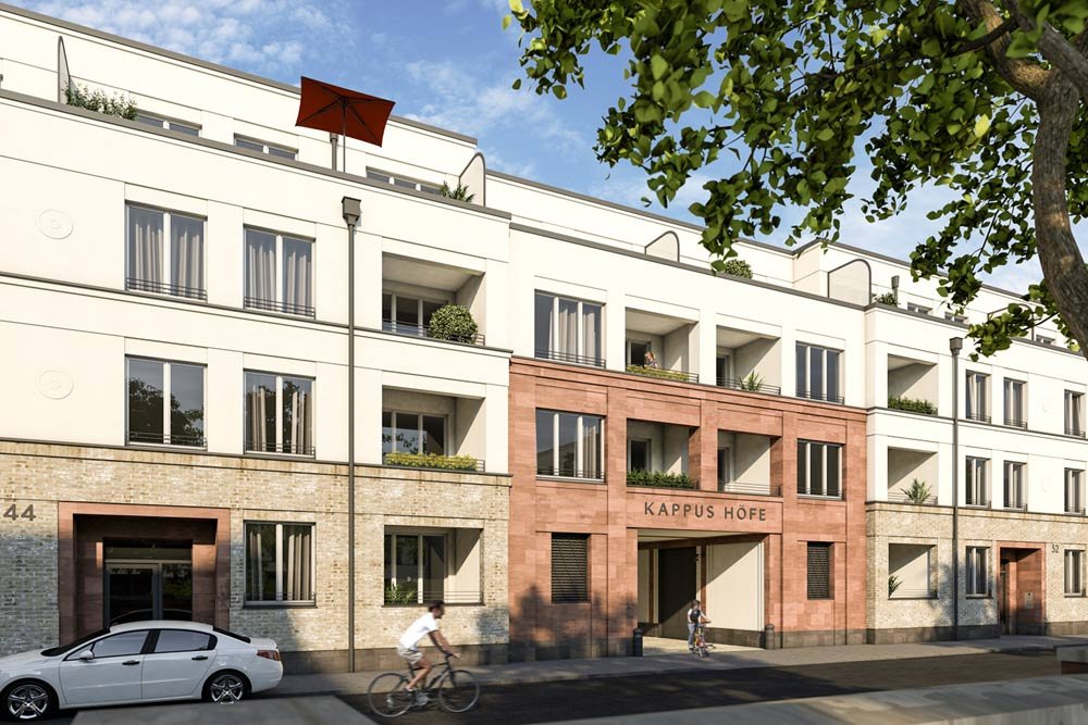 Bilder Neubau Eigentumswohnungen Kappushöfe Offenbach am Main