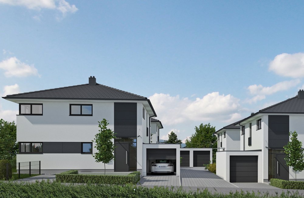 Bilder Neubau Einfamilienhäuser am Sonnenhof Berg-Aufkirchen 