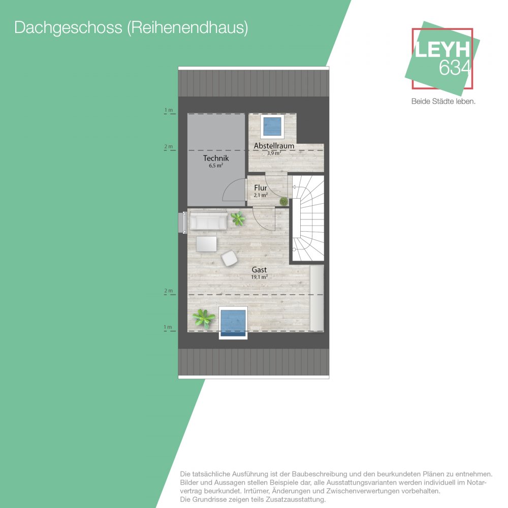 LEYH 634 NürnbergLeyh (Nürnberg) Neubau Reihenhaus kaufen