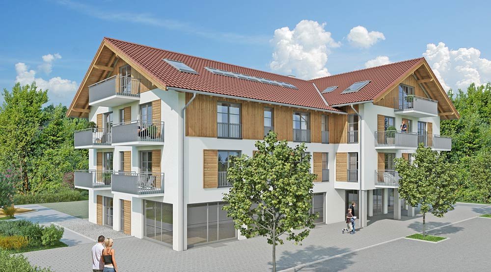 Bilder Neubau von 24 Eigentumswohnungen in Höhenkirchen-Siegertsbrunn, München