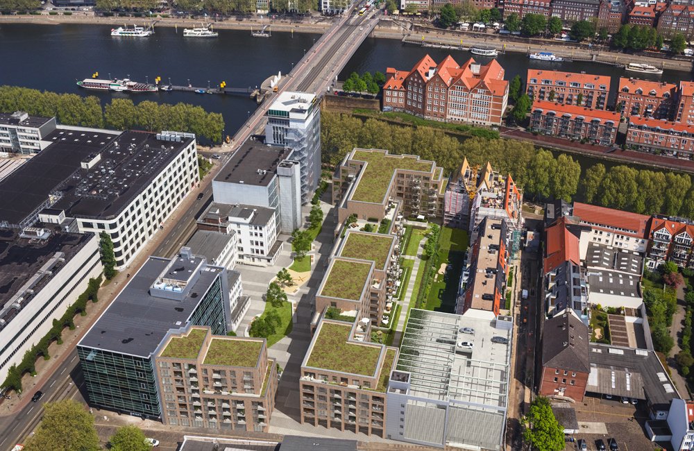 WeserHöfe Bremen Neubau Eigentumswohnung kaufen