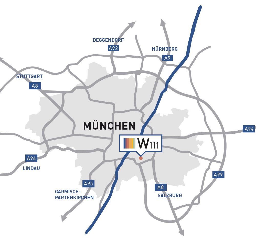 Visualisierung Neubauprojekt W111 - Wohnen im Münchner Osten Eigentumwohnungen München Giesing