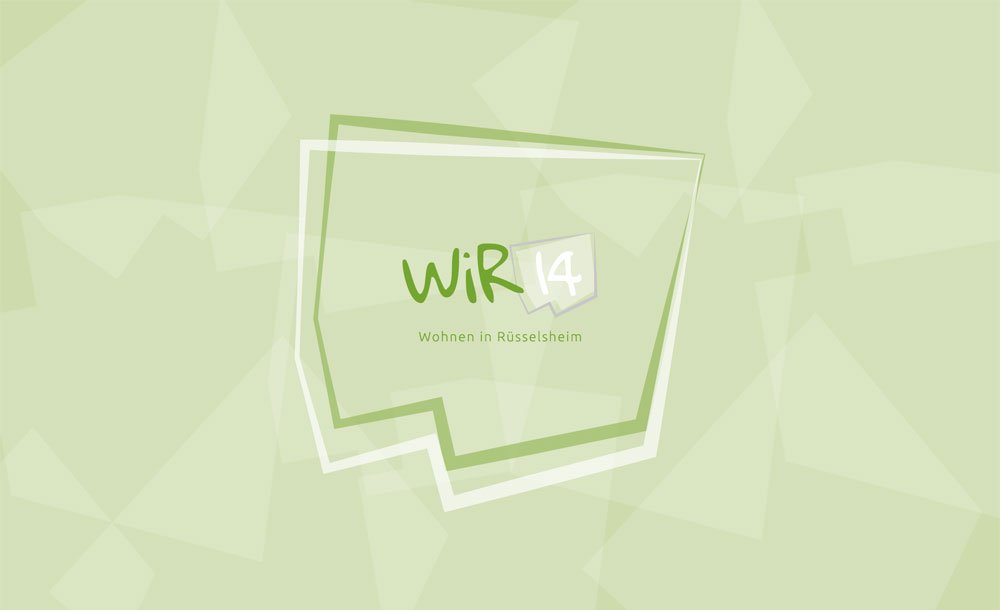 Logo Neubauprojekt WiR14 Rüsselsheim