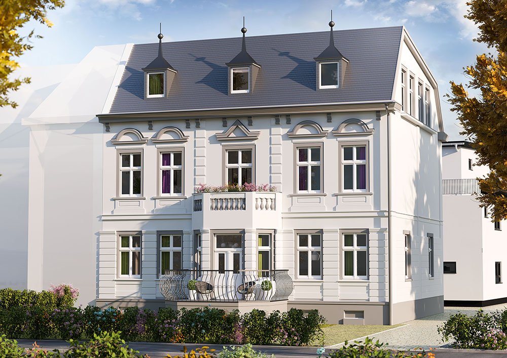 Wohnen am Schlosspark BerlinPankow Neubau Doppelhaushälfte kaufen